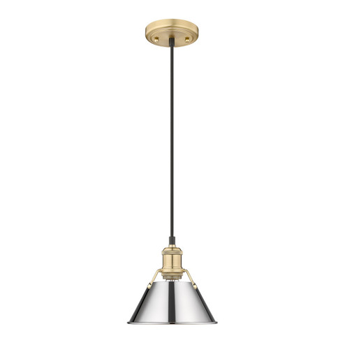 Mini Pendants Metal Shade by Golden ( 62 | 3306-S BCB-CH Orwell ) 