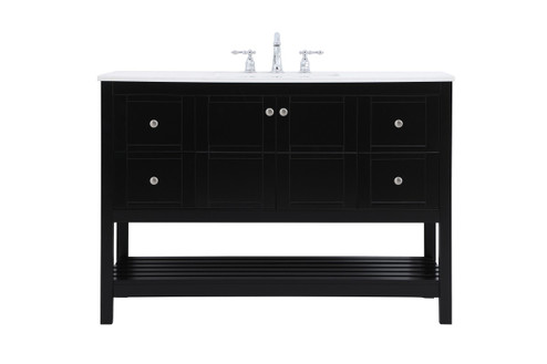 Plumbing Bath Chests/Vanities by Elegant Lighting ( 173 | VF16448BK Theo ) 