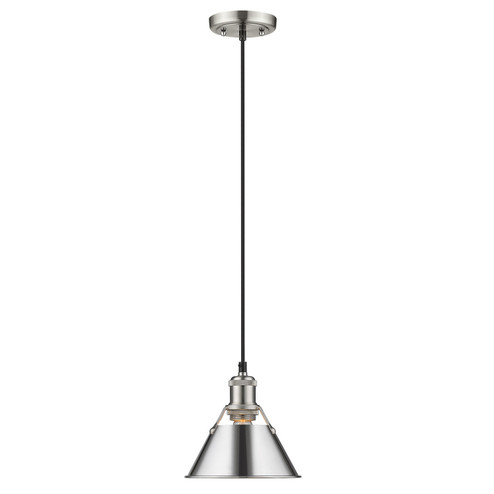 Mini Pendants Metal Shade by Golden ( 62 | 3306-S PW-CH Orwell ) 