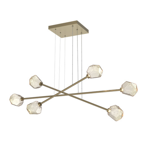 Linear/Island 4 Light + by Hammerton Studio ( 404 | PLB0039-M3-GB-A-CA1-L3 Gem ) 