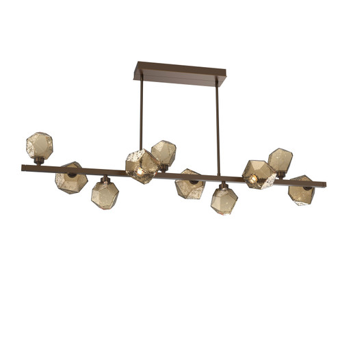 Linear/Island 4 Light + by Hammerton Studio ( 404 | PLB0039-T0-FB-B-001-L3 Gem ) 
