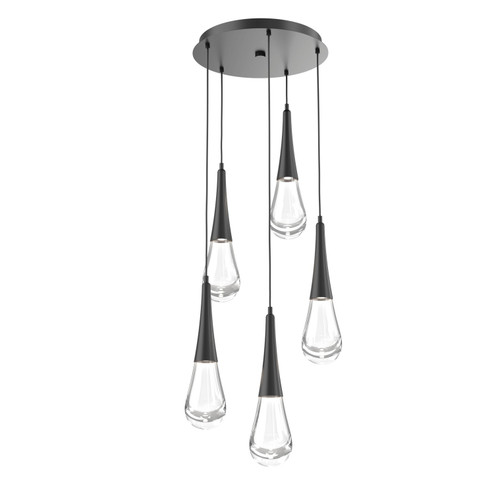 Pendants Multi-port/Cascade by Hammerton Studio ( 404 | CHB0078-05-MB-C-C01-L3 Raindrop ) 