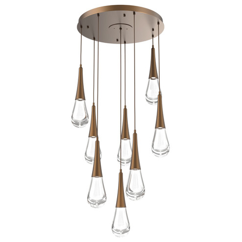 Mid. Chandeliers Multi-Port/Cascade by Hammerton Studio ( 404 | CHB0078-08-FB-C-C01-L3 Raindrop ) 