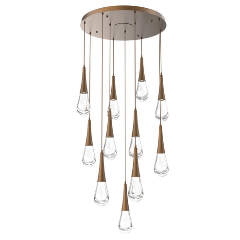 Mid. Chandeliers Multi-Port/Cascade by Hammerton Studio ( 404 | CHB0078-11-FB-C-C01-L1 Raindrop ) 