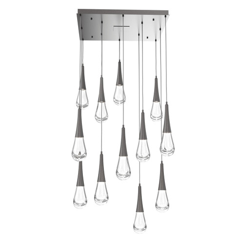 Mid. Chandeliers Multi-Port/Cascade by Hammerton Studio ( 404 | CHB0078-12-GP-C-C01-L1 Raindrop ) 