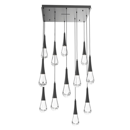 Mid. Chandeliers Multi-Port/Cascade by Hammerton Studio ( 404 | CHB0078-12-MB-C-C01-L3 Raindrop ) 