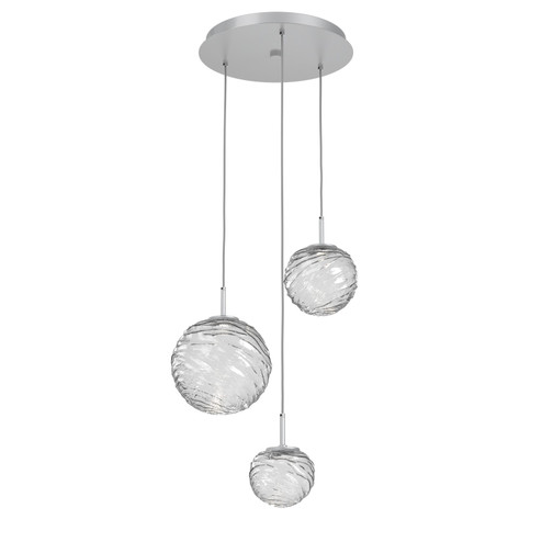 Mini Pendants 3 Light Cluster by Hammerton Studio ( 404 | CHB0092-03-CS-C-C01-L3 Gaia ) 