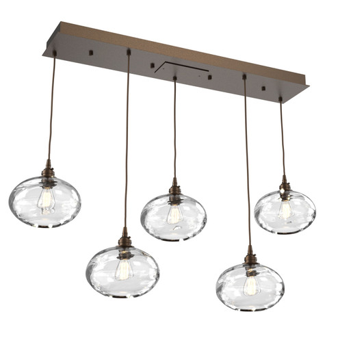 Linear/Island 4 Light + by Hammerton Studio ( 404 | PLB0036-05-FB-OC-C01-E2 Coppa ) 