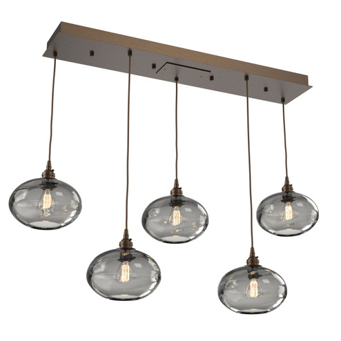 Linear/Island 4 Light + by Hammerton Studio ( 404 | PLB0036-05-FB-OS-C01-E2 Coppa ) 