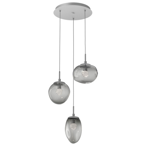 Mini Pendants 3 Light Cluster by Hammerton Studio ( 404 | CHB0069-03-CS-FS-C01-L1 Cosmos ) 