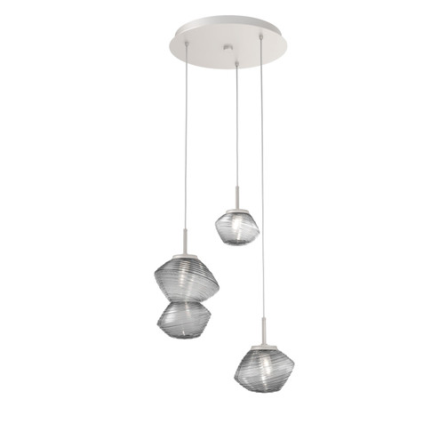 Mini Pendants 3 Light Cluster by Hammerton Studio ( 404 | CHB0089-03-BS-S-C01-L3 Mesa ) 