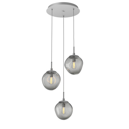 Mini Pendants 3 Light Cluster by Hammerton Studio ( 404 | CHB0062-03-CS-S-C01-E2 Aster ) 