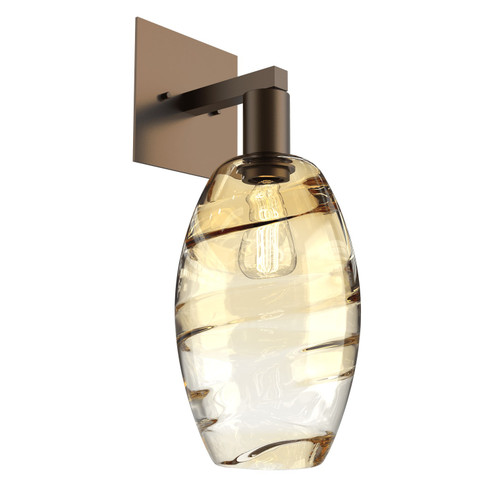 Sconces Single Glass by Hammerton Studio ( 404 | IDB0035-16-FB-OA-E2 Ellisse ) 