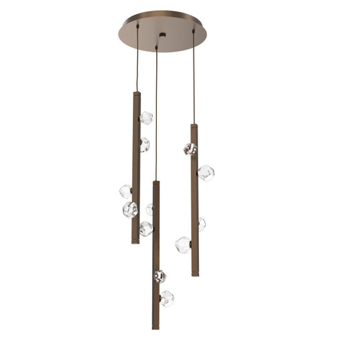 Mini Pendants 3 Light Cluster by Hammerton Studio ( 404 | CHB0070-03-FB-CZ-CA1-L3 Stella ) 