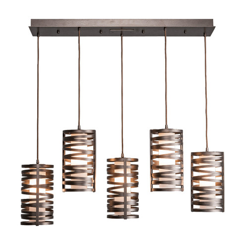 Linear/Island 4 Light + by Hammerton Studio ( 404 | PLB0013-05-GB-F-C01-E2 Tempest ) 