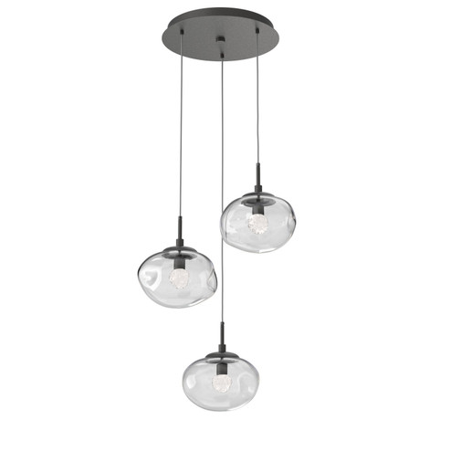 Mini Pendants 3 Light Cluster by Hammerton Studio ( 404 | CHB0068-03-GP-FC-C01-L1 Nebula ) 
