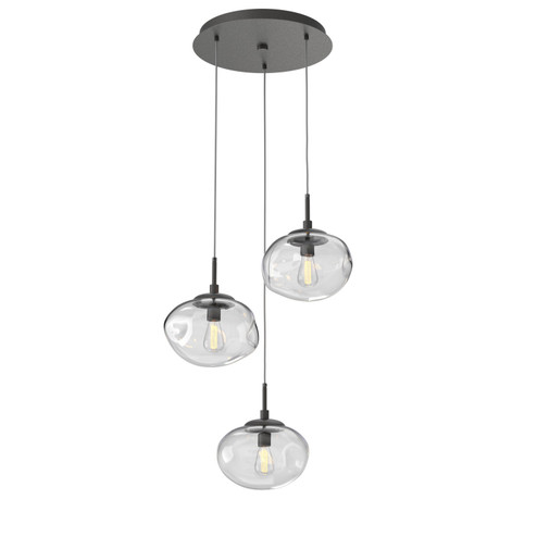 Mini Pendants 3 Light Cluster by Hammerton Studio ( 404 | CHB0064-03-GP-C-C01-E2 Nebula ) 