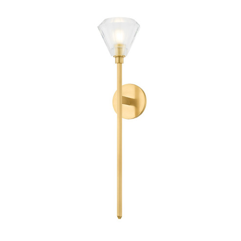 Sconces Single Glass by Hudson Valley ( 70 | 1425-AGB Maspeth ) 