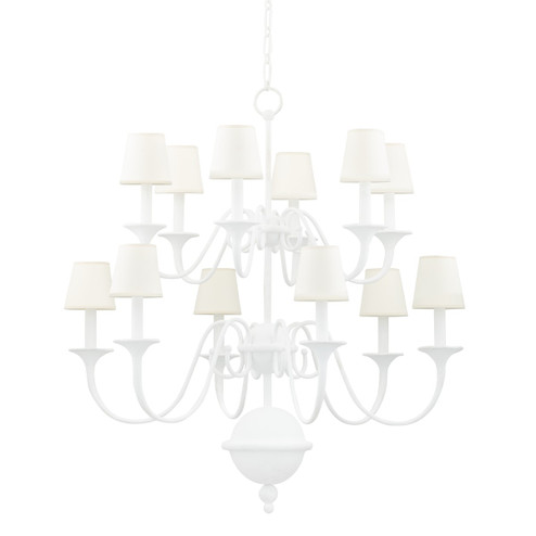 Large Chandeliers Candle by Hudson Valley ( 70 | MDS433-WP Windsor ) 