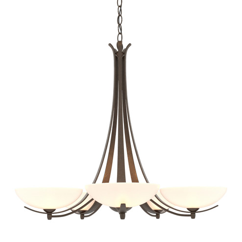 Mid. Chandeliers Glass Up by Hubbardton Forge ( 39 | 101261-SKT-05-GG0123 Aegis ) 