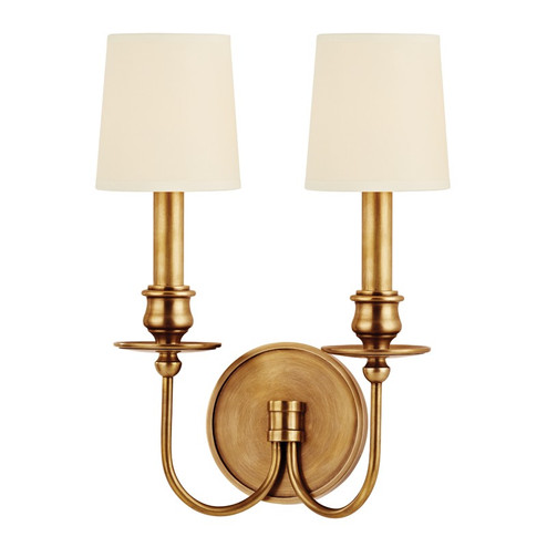 Sconces Double Candle by Hudson Valley ( 70 | 8212-AGB Cohasset ) 