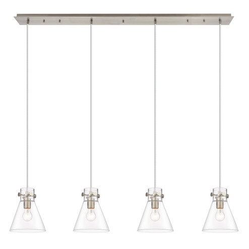Linear/Island 4 Light + by Innovations ( 405 | 124-410-1PS-SN-G411-8CL Downtown Urban ) 