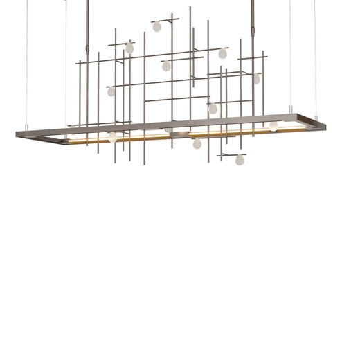 Linear/Island Ring/Halo by Hubbardton Forge ( 39 | 139752-LED-LONG-14-YG0500 Four Seasons ) 