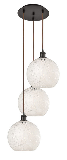 Mini Pendants 3 Light Cluster by Innovations ( 405 | 113B-3P-OB-G1216-10WM Ballston ) 