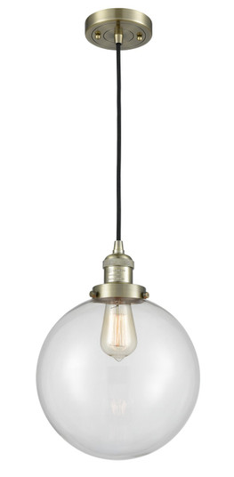 Mini Pendants Cable by Innovations ( 405 | 201C-AB-G202-10-LED Franklin Restoration ) 