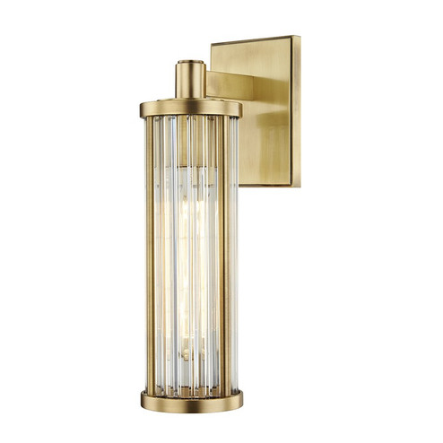 Sconces Single Glass by Hudson Valley ( 70 | 9121-AGB Marley ) 
