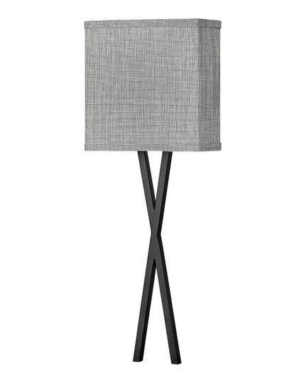 Sconces Drum Shade by Hinkley ( 13 | 41101BK Axis Heathered Gray ) 
