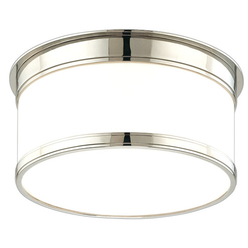 Flush Mounts Drum Shade by Hudson Valley ( 70 | 709-PN Geneva ) 