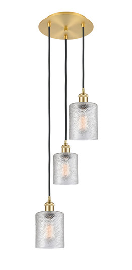 Mini Pendants 3 Light Cluster by Innovations ( 405 | 113B-3P-SG-G112 Ballston ) 