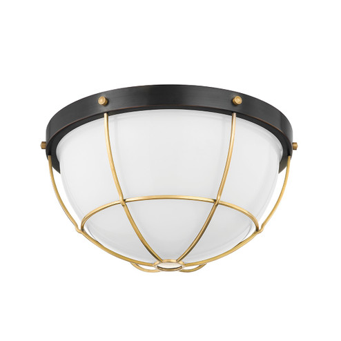 Flush Mounts Bowl Style by Hudson Valley ( 70 | MDS1501-AGB/DB Holkham ) 