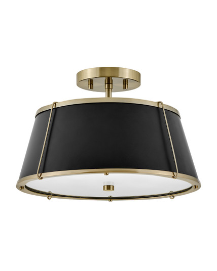 Semi-Flush Mts. Drum Shade by Hinkley ( 13 | 4893WS Clarke ) 