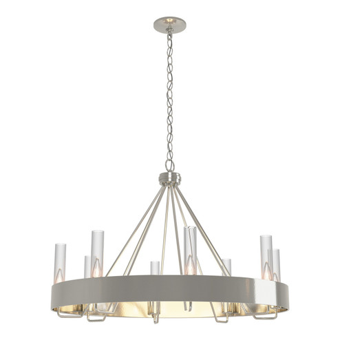 Mid. Chandeliers Glass Up by Hubbardton Forge ( 39 | 105040-SKT-85-ZM0611 Banded ) 