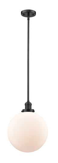 Pendants Glass Down by Innovations ( 405 | 201S-OB-G201-12-LED Franklin Restoration ) 