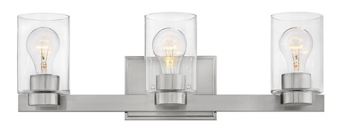 Bathroom Fixtures Three Lights by Hinkley ( 13 | 5053BN-CL Miley ) 