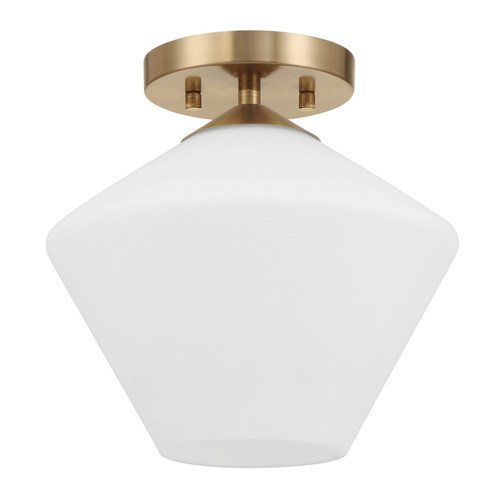 Semi-Flush Mts. Glass Down by Hunter ( 47 | 48107 Celestial Valley ) 
