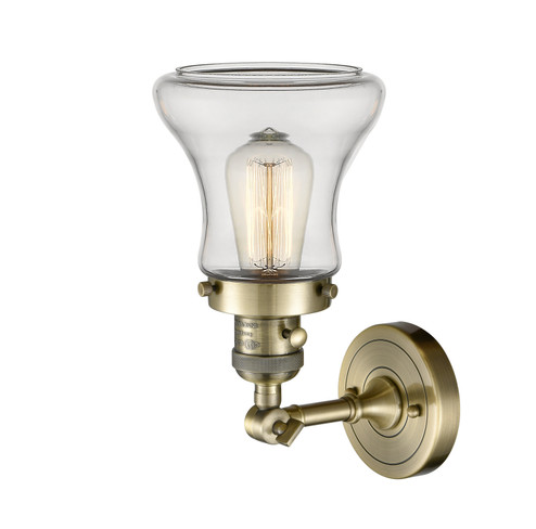 Sconces Single Glass by Innovations ( 405 | 203SW-AB-G192 Franklin Restoration ) 