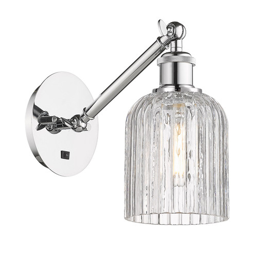 Sconces Single Glass by Innovations ( 405 | 317-1W-PC-G559-5CL Ballston ) 