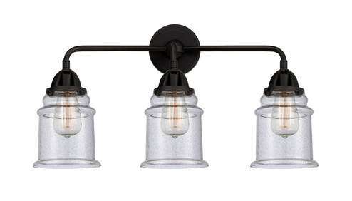 Bathroom Fixtures Three Lights by Innovations ( 405 | 288-3W-BK-G184-LED Nouveau 2 ) 