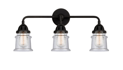 Bathroom Fixtures Three Lights by Innovations ( 405 | 288-3W-BK-G184S Nouveau 2 ) 