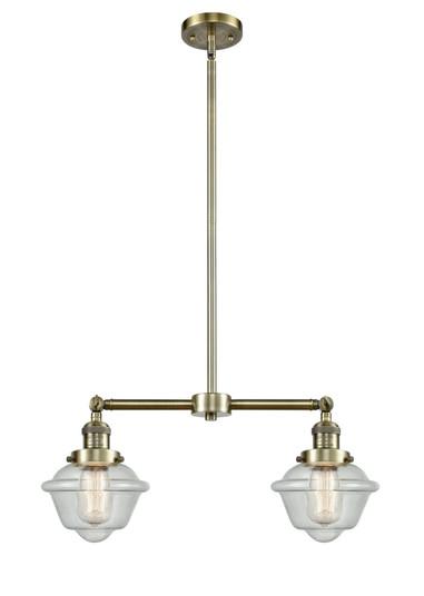 Linear/Island 2 Light Bar by Innovations ( 405 | 209-AB-G534-LED Franklin Restoration ) 