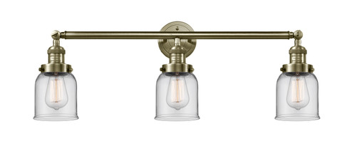 Bathroom Fixtures Three Lights by Innovations ( 405 | 205-AB-G52 Franklin Restoration ) 