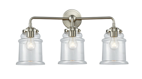 Bathroom Fixtures Three Lights by Innovations ( 405 | 284-3W-SN-G182-LED Nouveau ) 