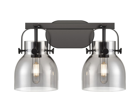 Bathroom Fixtures Two Lights by Innovations ( 405 | 423-2W-BK-G412-6SM Downtown Urban ) 