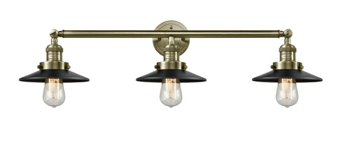 Bathroom Fixtures Three Lights by Innovations ( 405 | 205-AB-M6-LED Franklin Restoration ) 