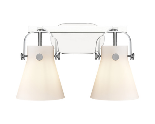 Bathroom Fixtures Two Lights by Innovations ( 405 | 423-2W-PC-G411-6WH Downtown Urban ) 