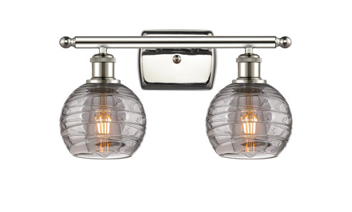 Bathroom Fixtures Two Lights by Innovations ( 405 | 516-2W-PN-G1213-6SM Ballston ) 